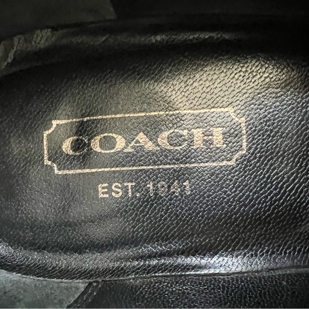 Coach Heeled Burgundy/Silver Loafers
Size 8.5 - Picture 9 of 9
